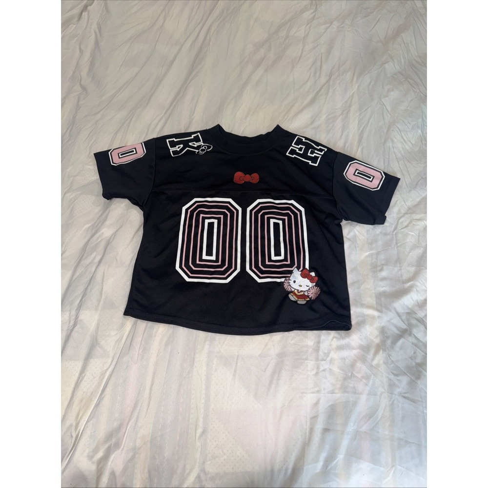 Hello Kitty Cropped Women's Sports Football Jersey BoxLunch Size XS
